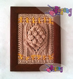 15.06.O-Framed Knitting: Bobbles 11x15.5cm